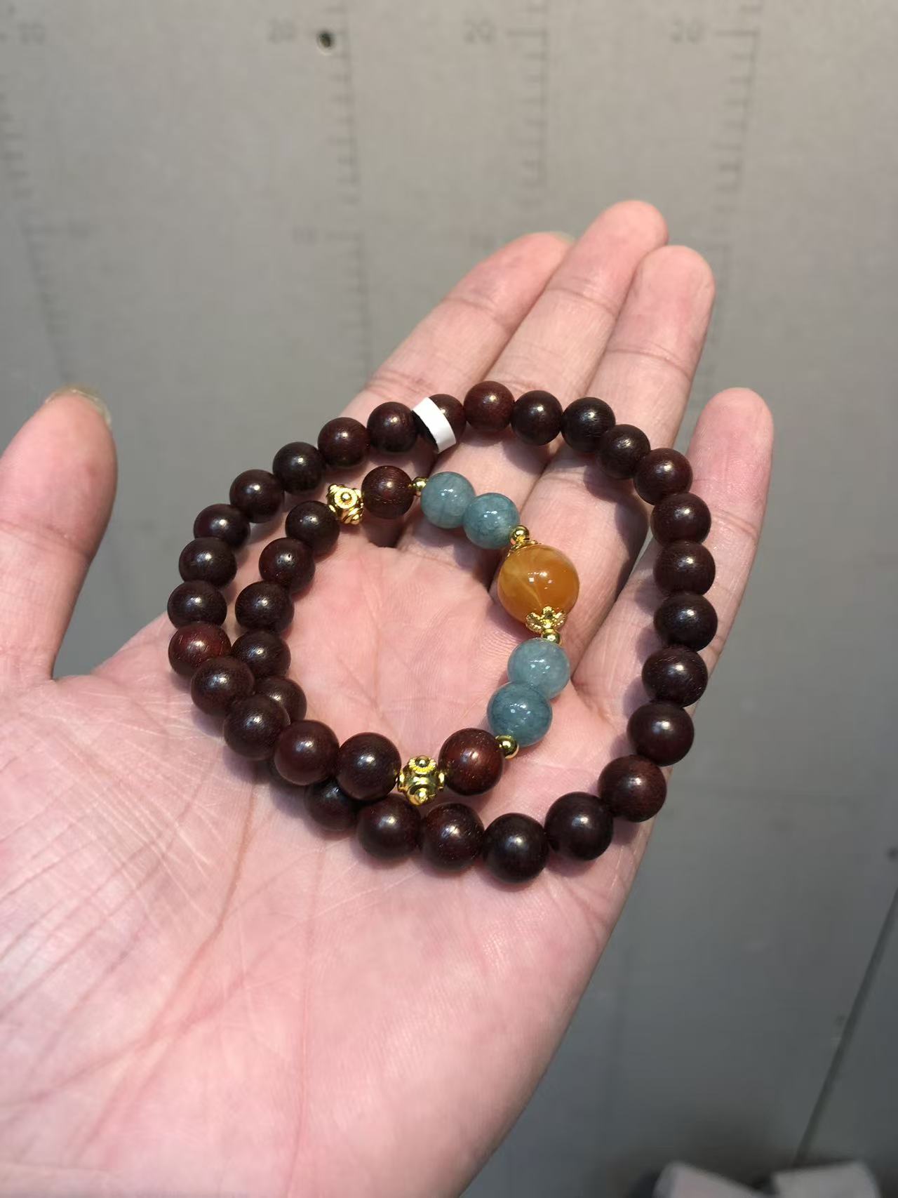 木质双圈手串无礼盒S1646