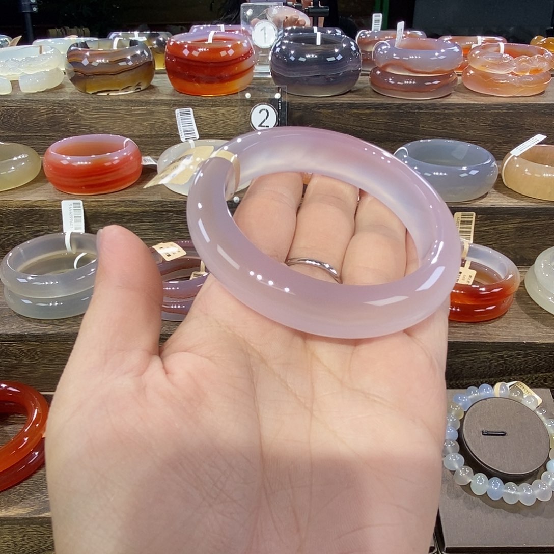 玛瑙/玉髓手镯未镶嵌星**美