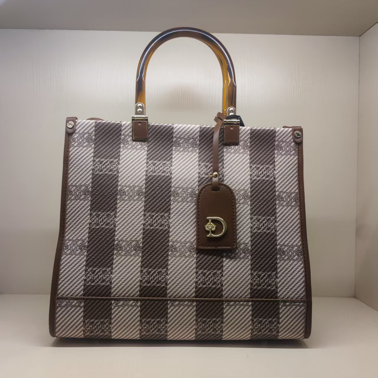 2025年新款时尚条纹手提包G111