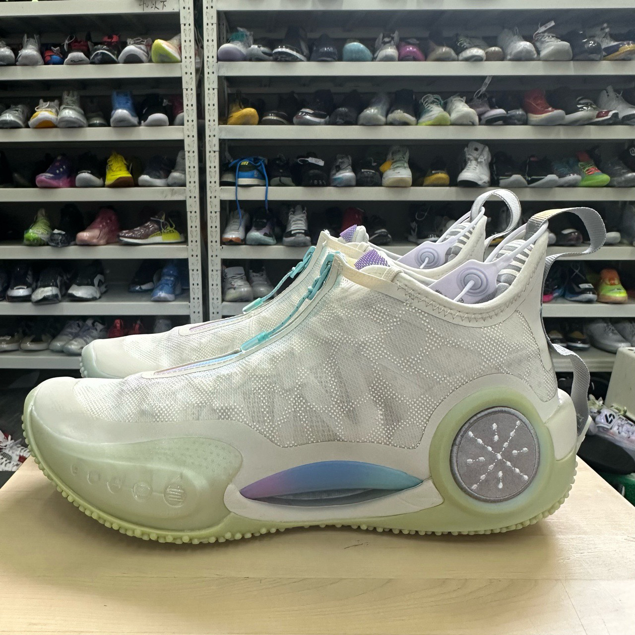 43.5码/韦德之道9白色/D669/篮球鞋/有盒/ABAR119-12