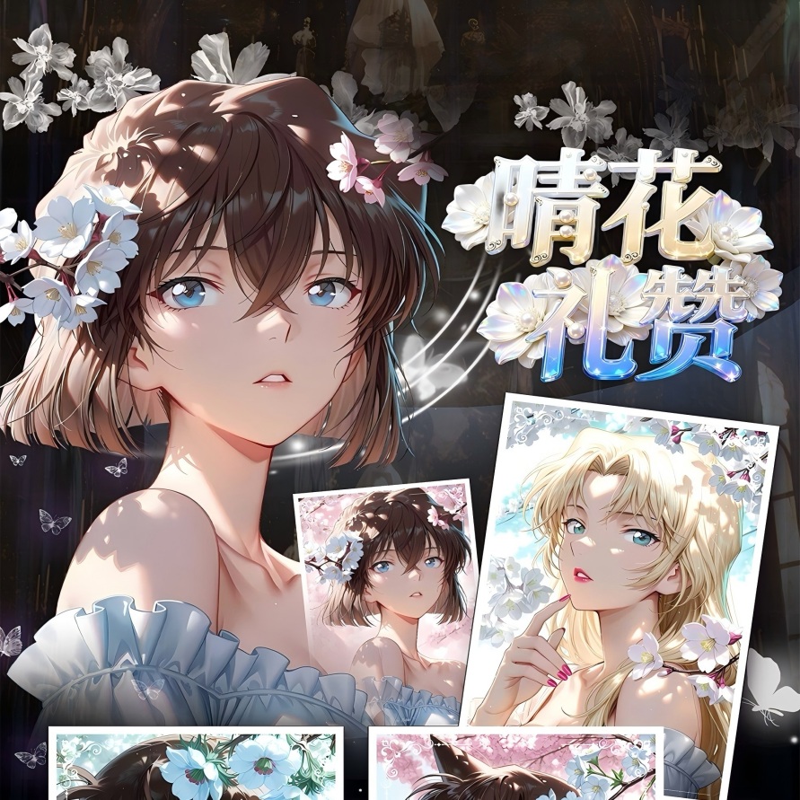 名侦探柯南 鑫鑫文创 A6亚克力色纸盲盒【国产二创】