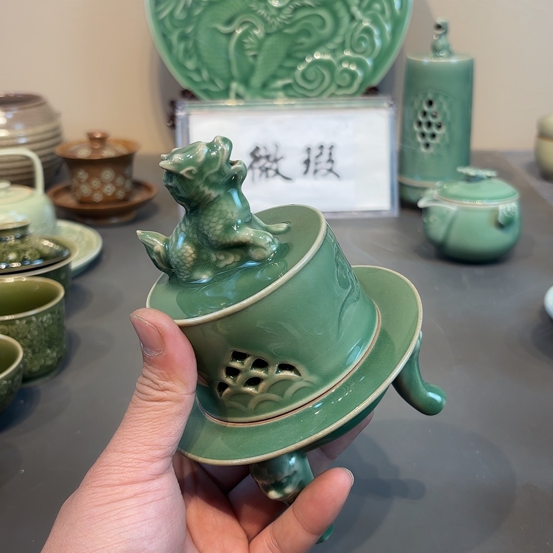 瓷片沈*龙泉青瓷福利青瓷