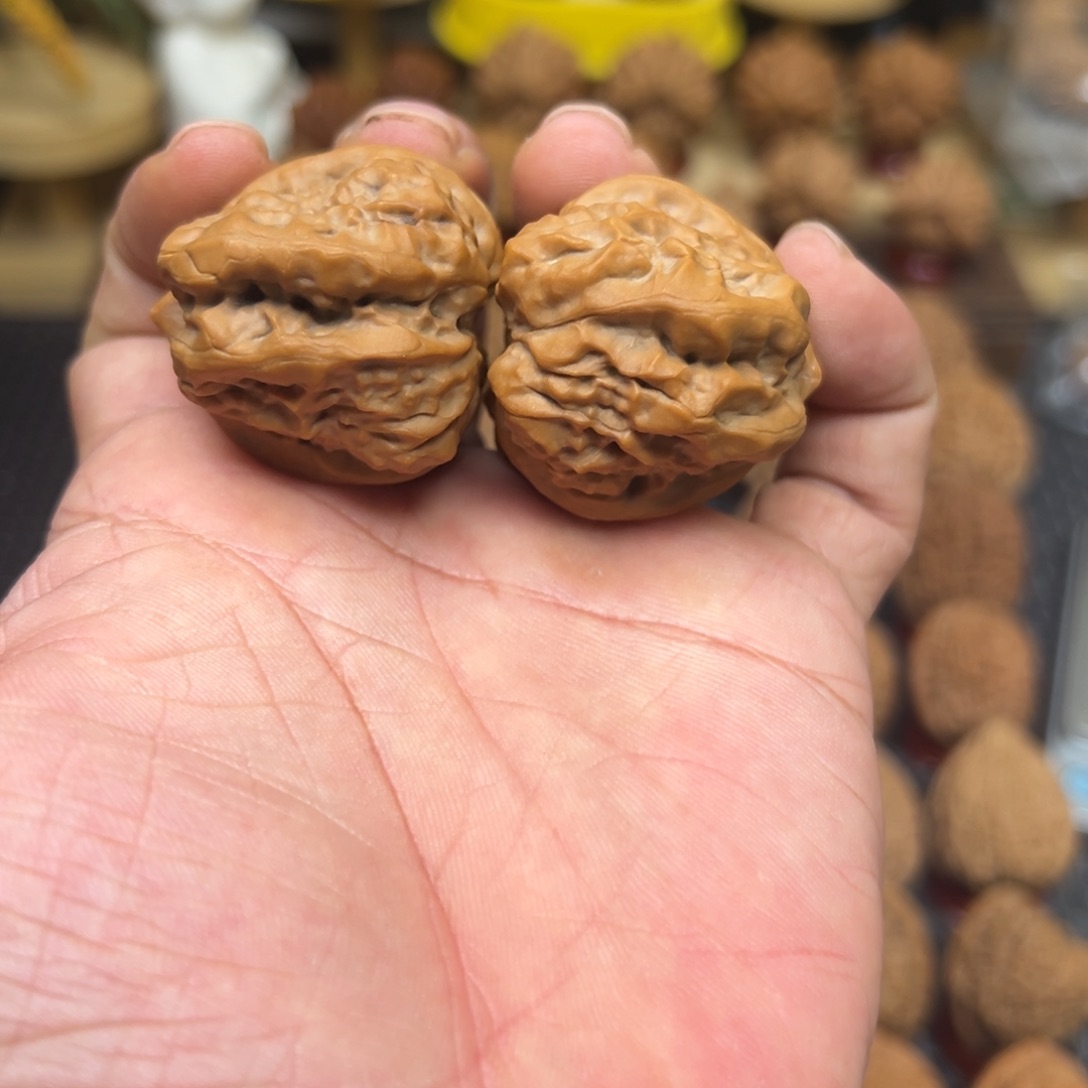 把件文玩核桃麦*全品36蛤蟆头肚41➕精对03