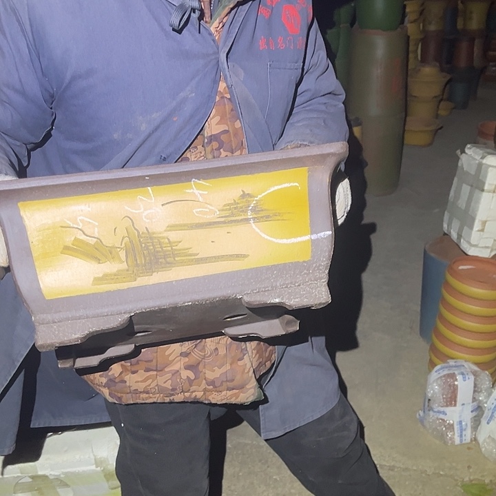 紫砂花盆紫砂花盆和小