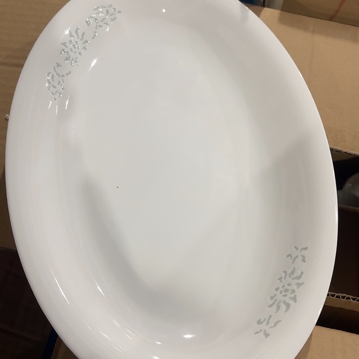 瓷片玲珑12英寸鱼盘一个，包邮