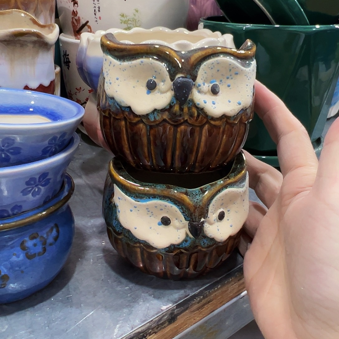 外贸尾单陶瓷花盆凑单10米包邮