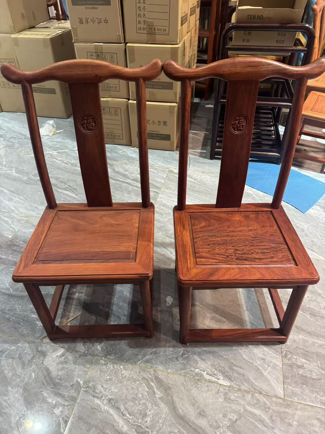 缅花官帽椅 拍一发二