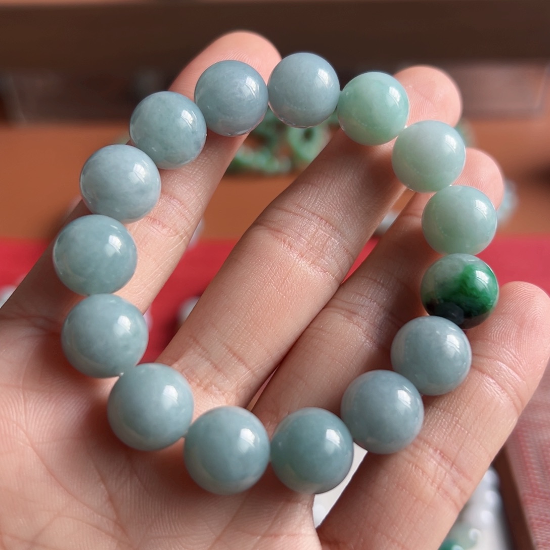 翡翠未镶嵌手串翡翠手串12