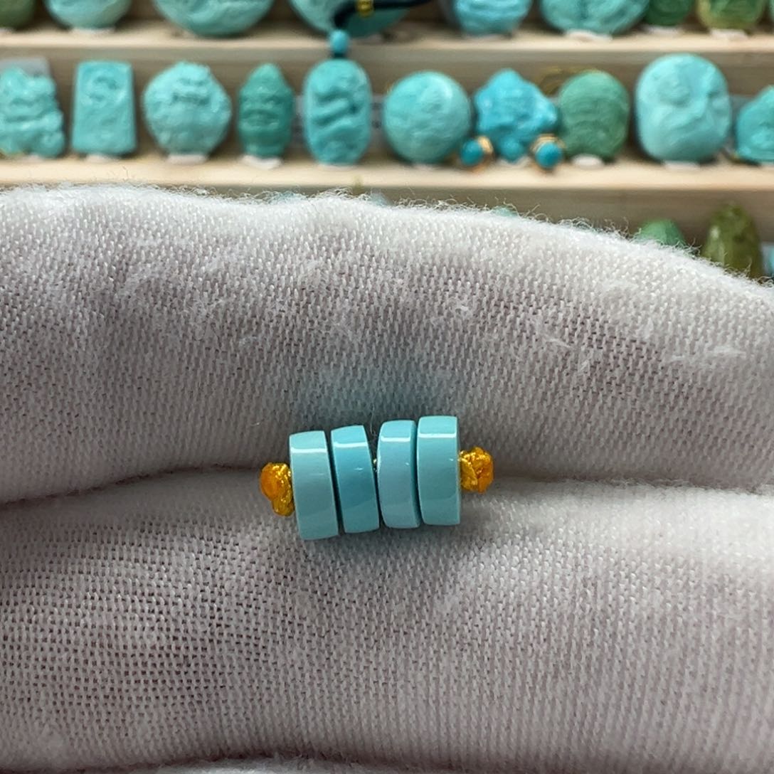 未镶嵌绿松石隔片6mm