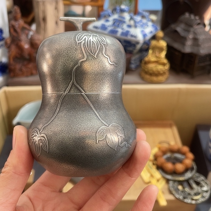 锡中古工艺品摆件