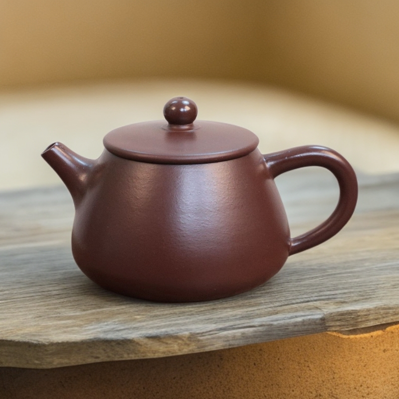 潮州手拉壶紫泥黑金刚石瓢家用纯手工功夫工夫小茶壶冲灌茶器