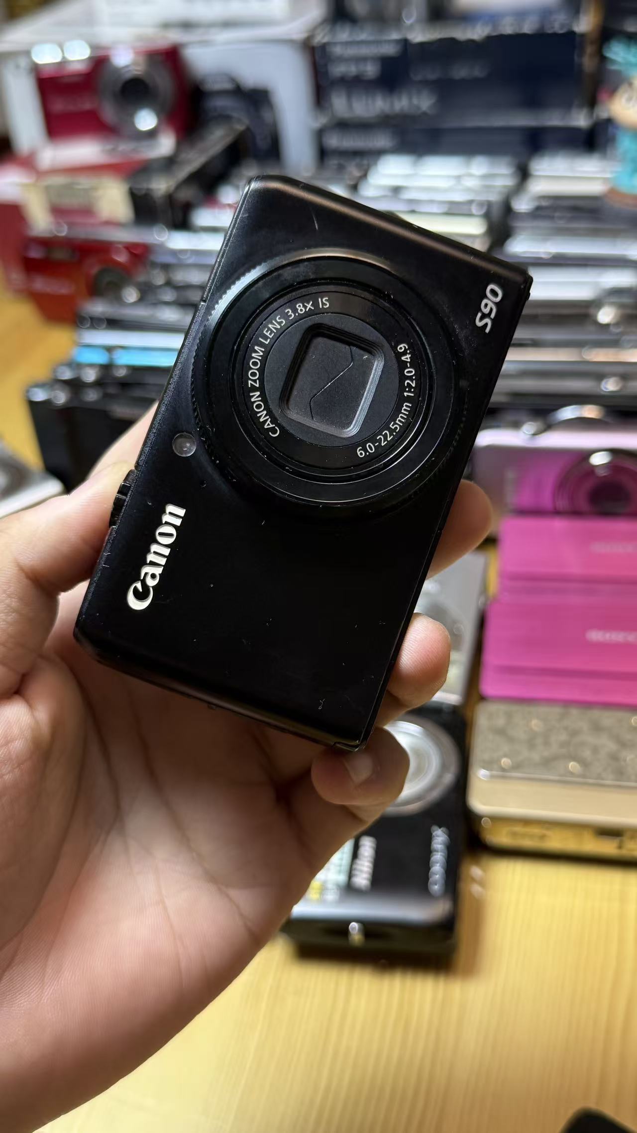 9新 Canon/佳能 s90九成新高端专业卡片相机大光圈人像