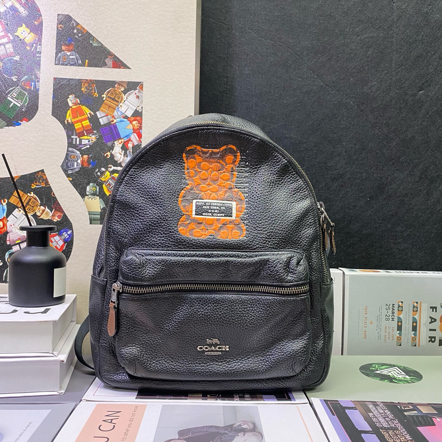 95新 COACH/蔻驰 22974双肩包25*31