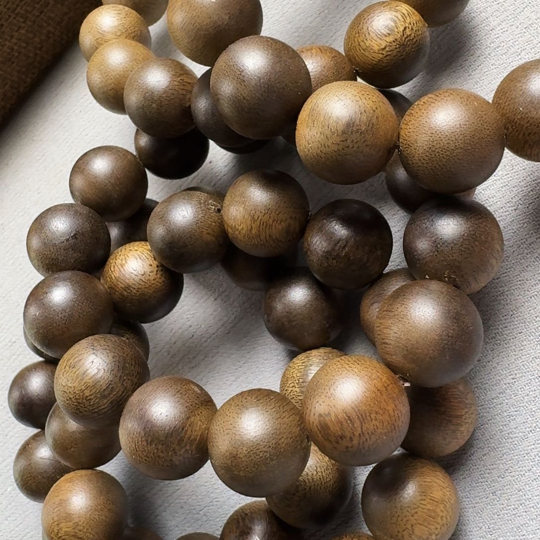 沉香香囊沉香208圆珠单圈卡16发一沉水级