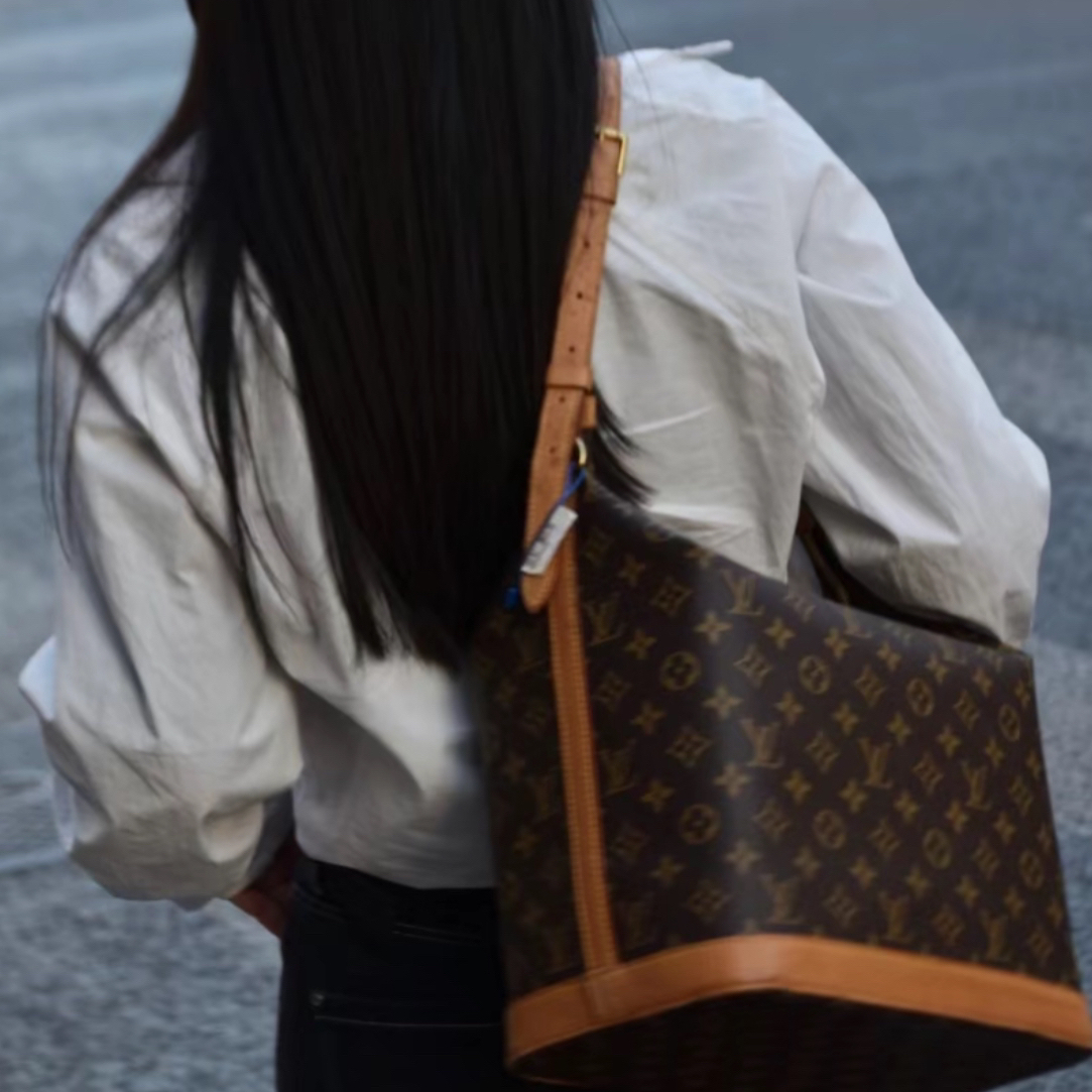 95新 LouisVuitton/路易威登 95新 lv莎朗斯通包972305