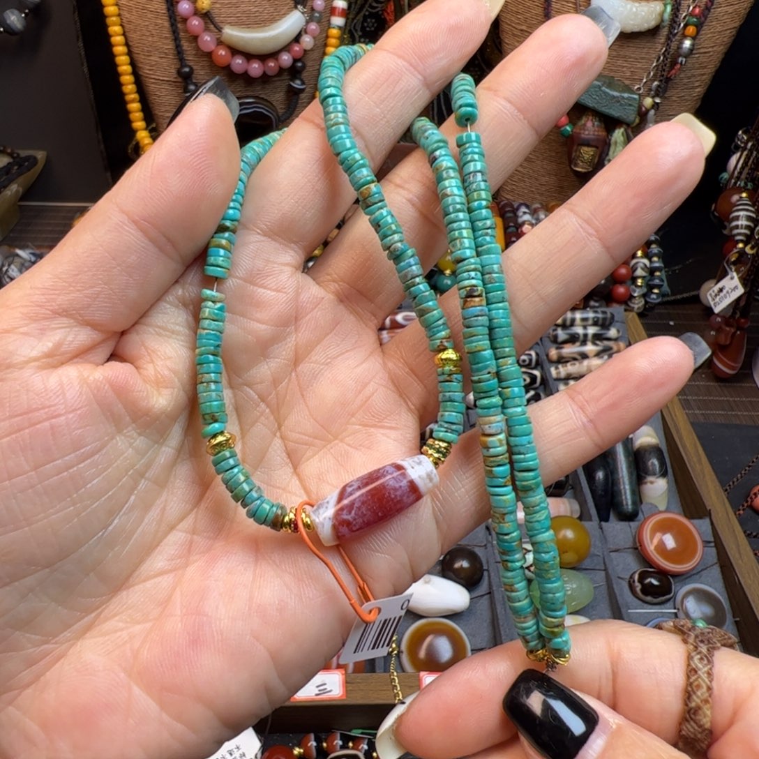 玛瑙/玉髓未镶嵌项链