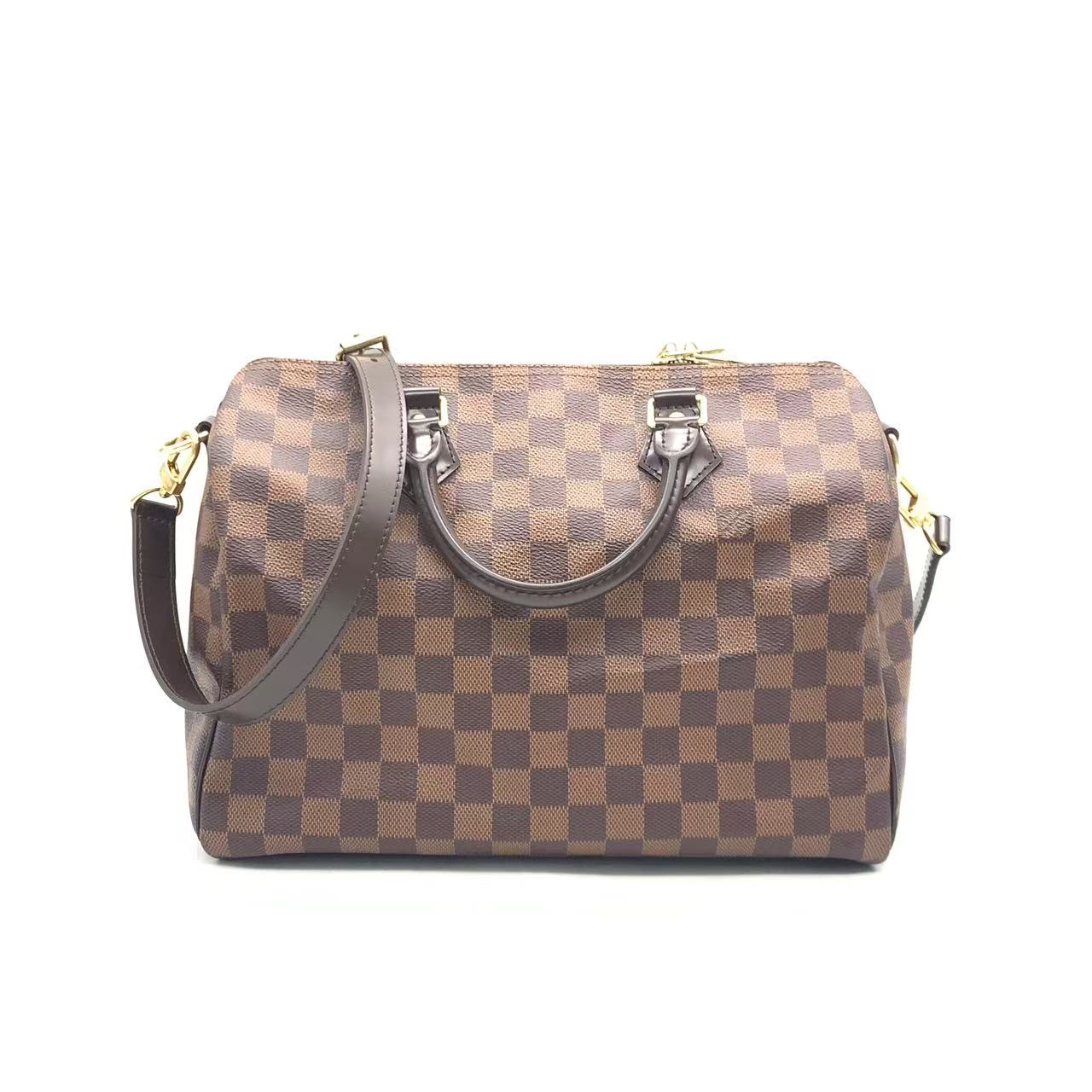 95新 LouisVuitton/路易威登 【安则专属】棕棋盘格sp30斜挎包