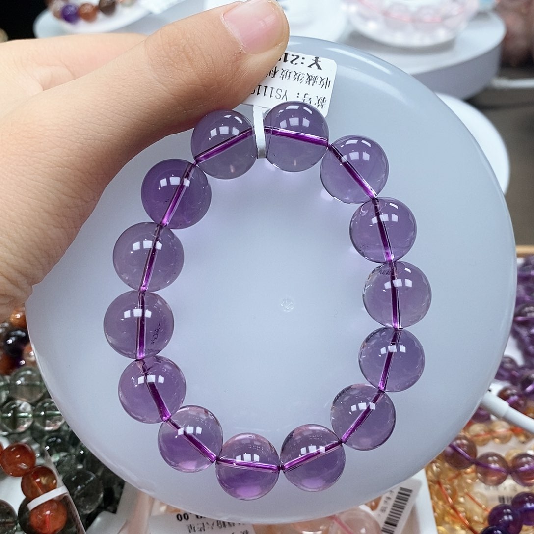 水晶手串未镶嵌紫水