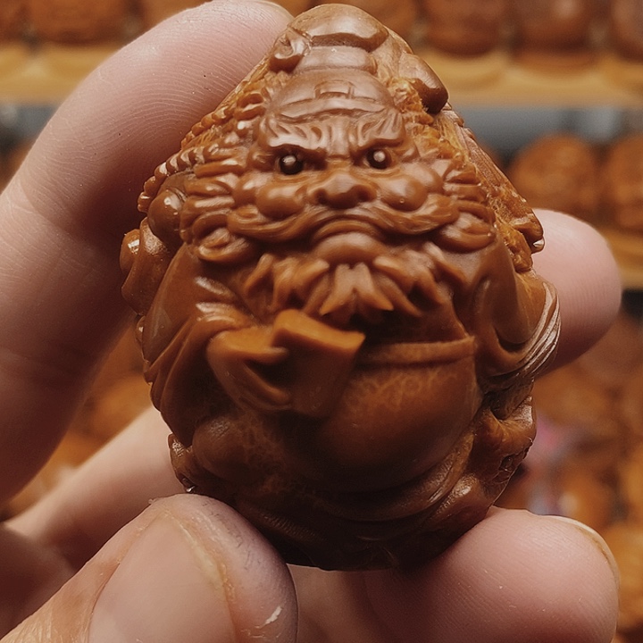 赚***祖橄榄核手串/手链钟馗