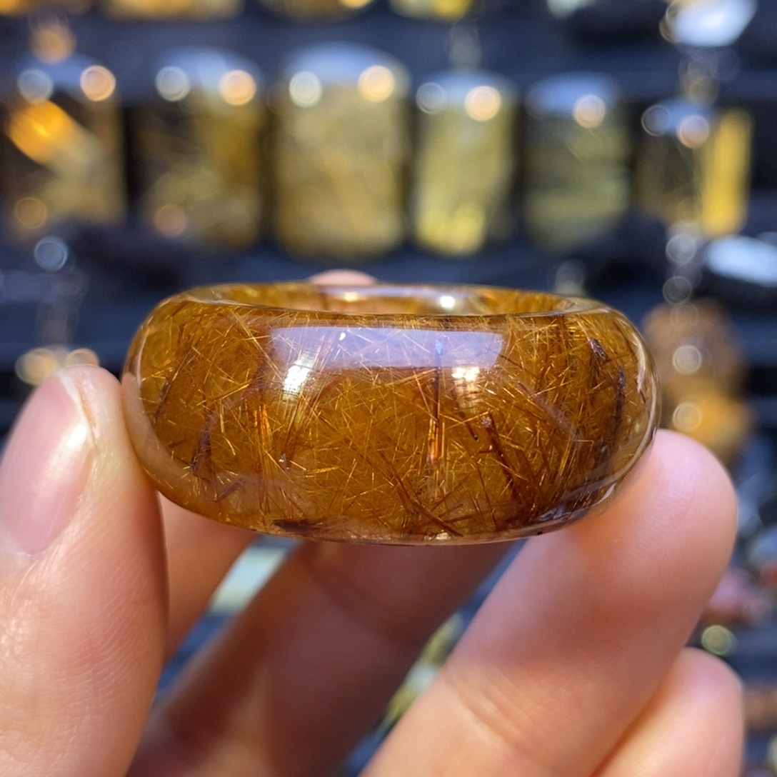 水晶颈饰未镶嵌发晶扳指