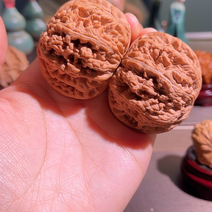 别***林把件文玩核桃大粗筋48全品