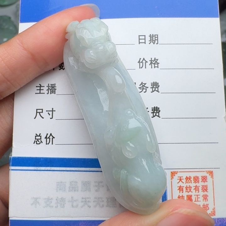 点***点颈饰未镶嵌翡翠吊坠