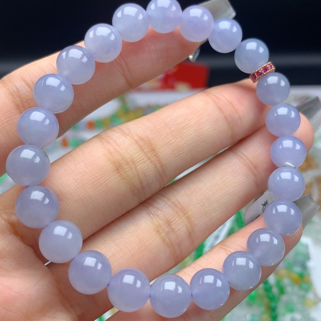 翡翠手链未镶嵌卡