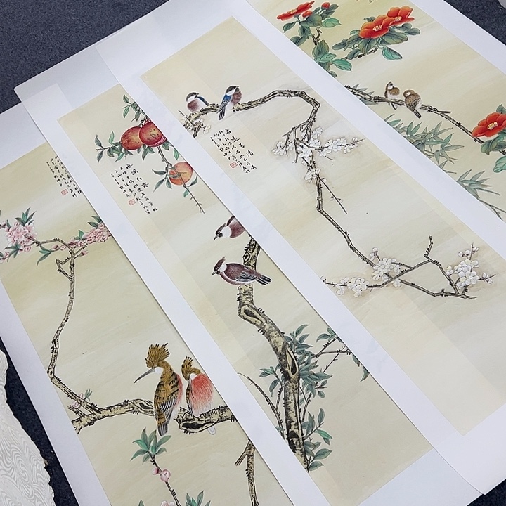 国画手绘国画作品