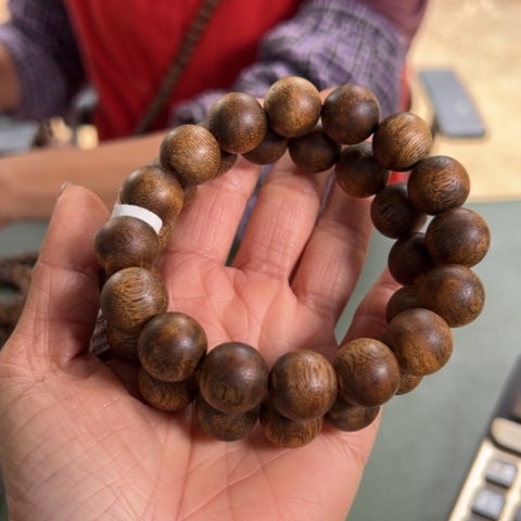 沉香手串白棋15克卡1.4多样性发1条