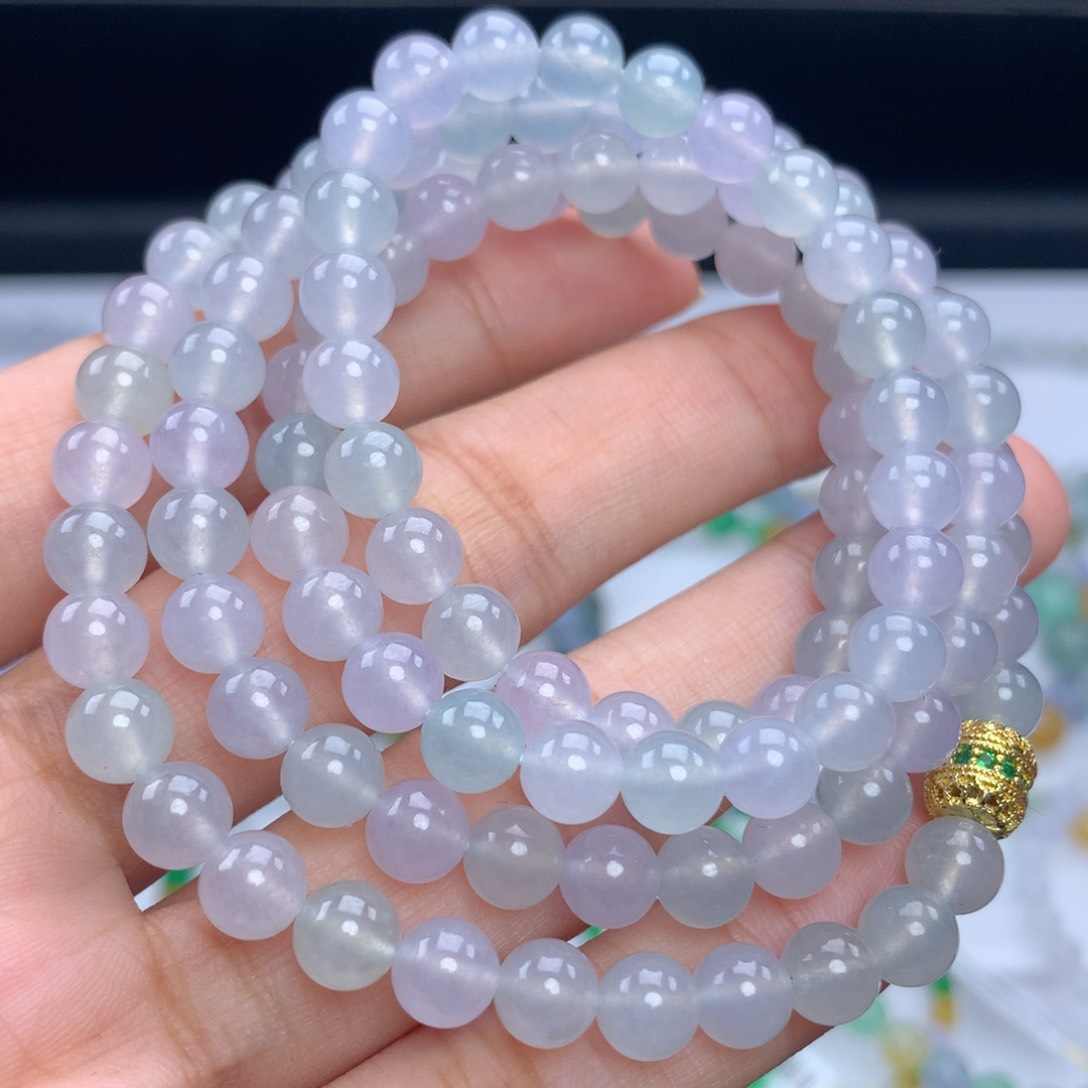 翡翠手链未镶嵌卡