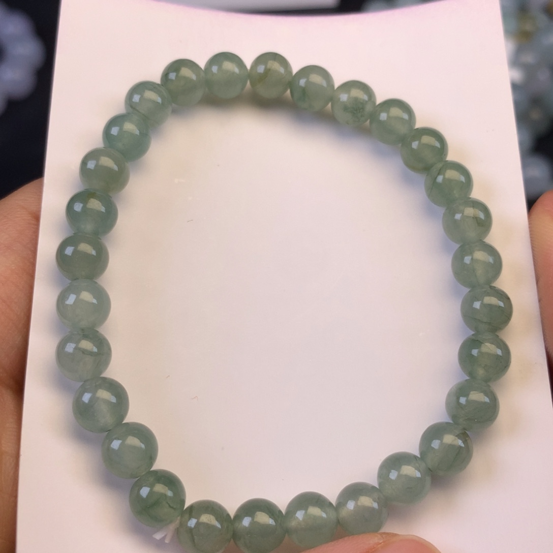 翡翠颈饰未镶嵌天然缅甸翡翠