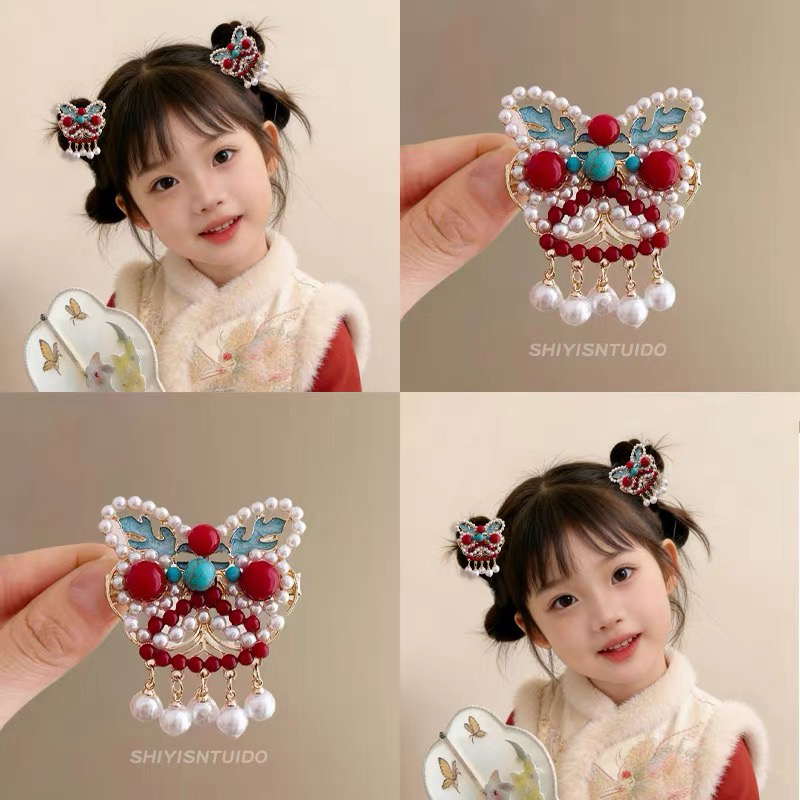 新年发饰儿童中国风发饰组合包