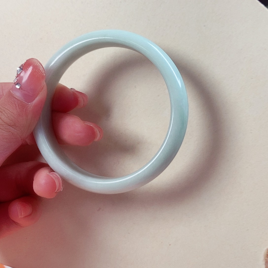 蓝田玉（蛇纹石化大理石玉）手镯未镶嵌