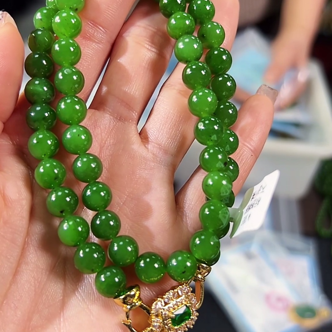 和田玉（碧玉）未镶嵌颈饰卡8