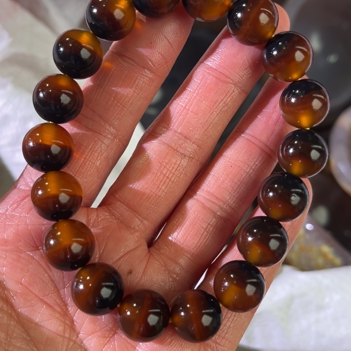 辰***鑫玛瑙/玉髓未镶嵌手链