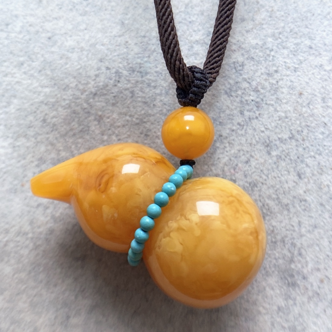 蜜蜡未镶嵌颈饰蜜蜡