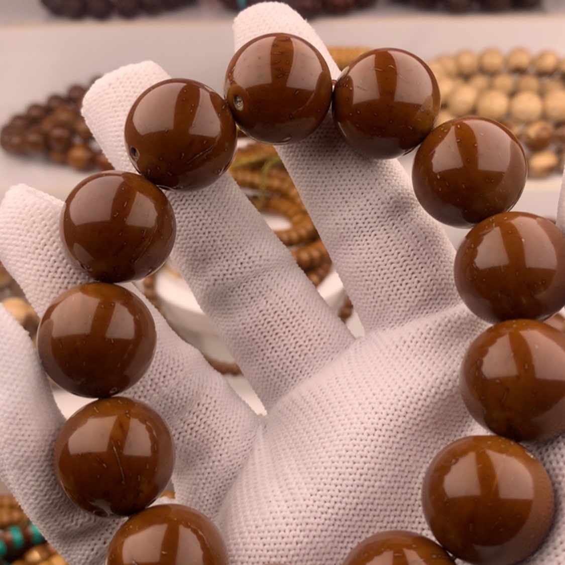 【闪购商品】紫金鼠手串S***2半实心光珠19