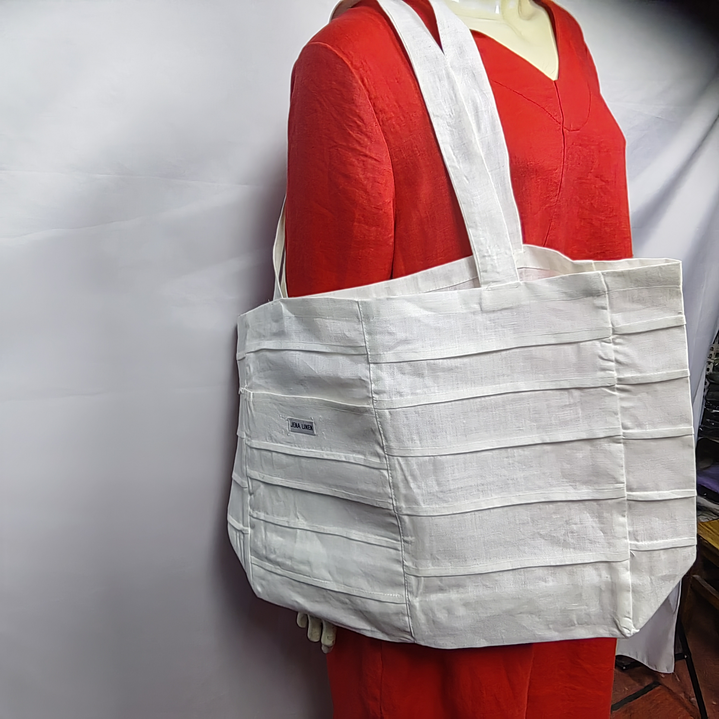 【新品上新】麻之韵亚麻简约大容量单肩包通勤包