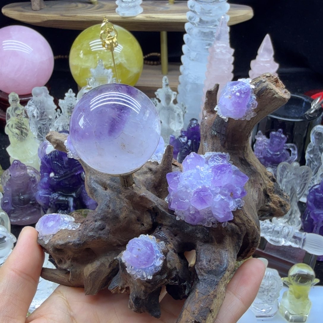 我***）未镶嵌珠宝半成品水晶