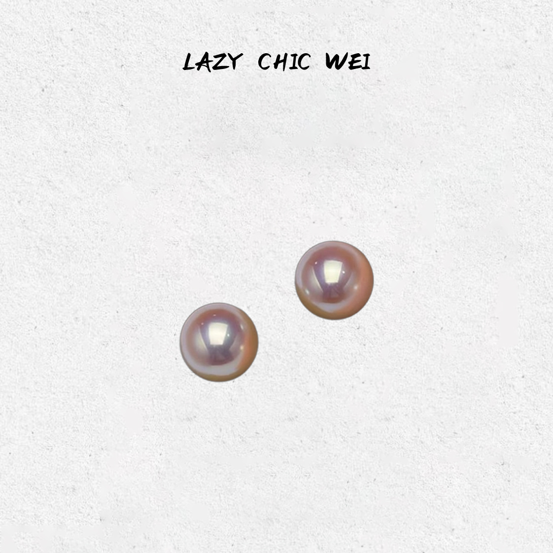 非金属铅玻璃耳饰 WEI"人鱼泪"法式高级感银针爆款耳钉WY0563
