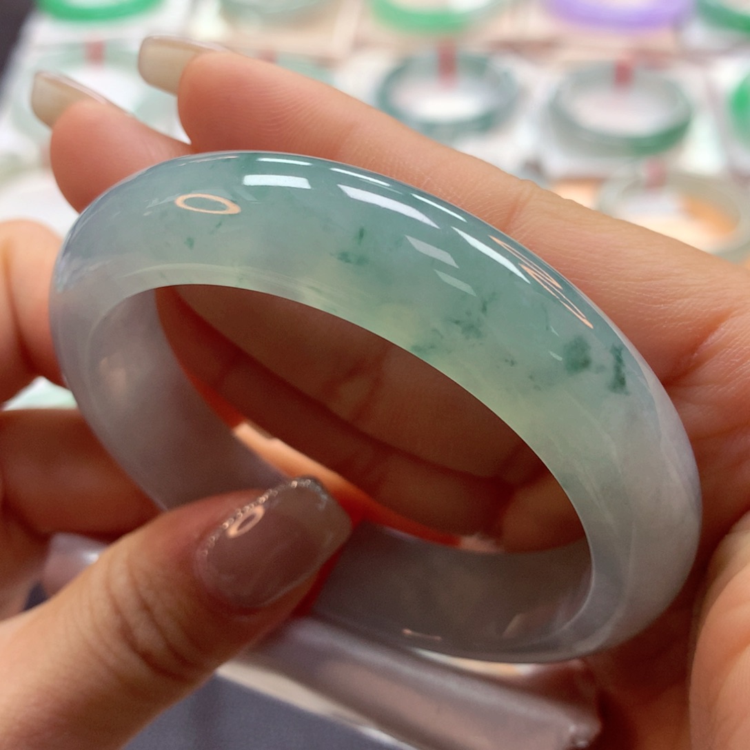 翡翠手镯未镶嵌55正25号88