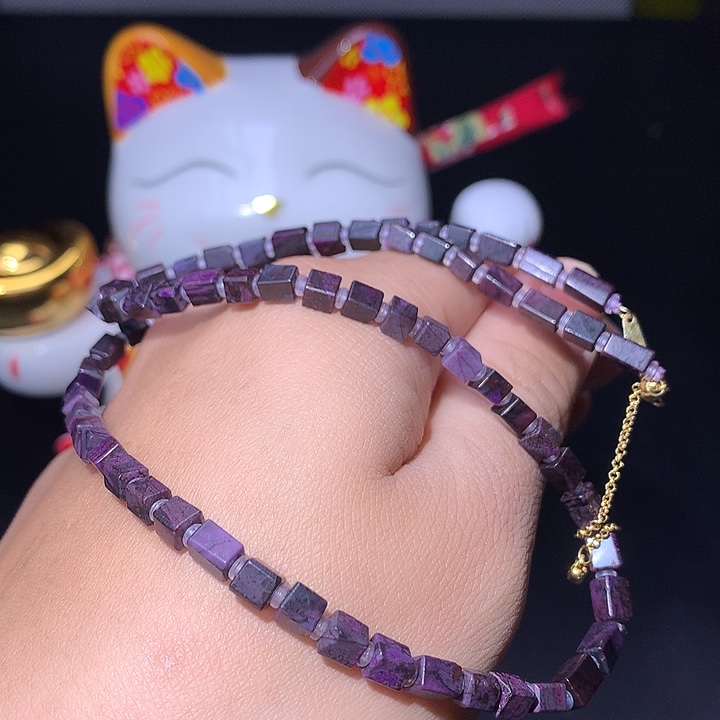 苏纪石（舒俱来）四菱项链未镶嵌