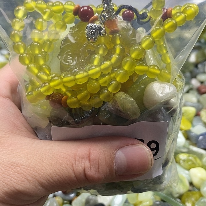 岫玉鱼缸石未镶嵌