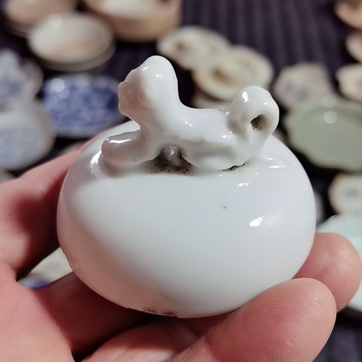 瓷片青花影青杯垫标夲