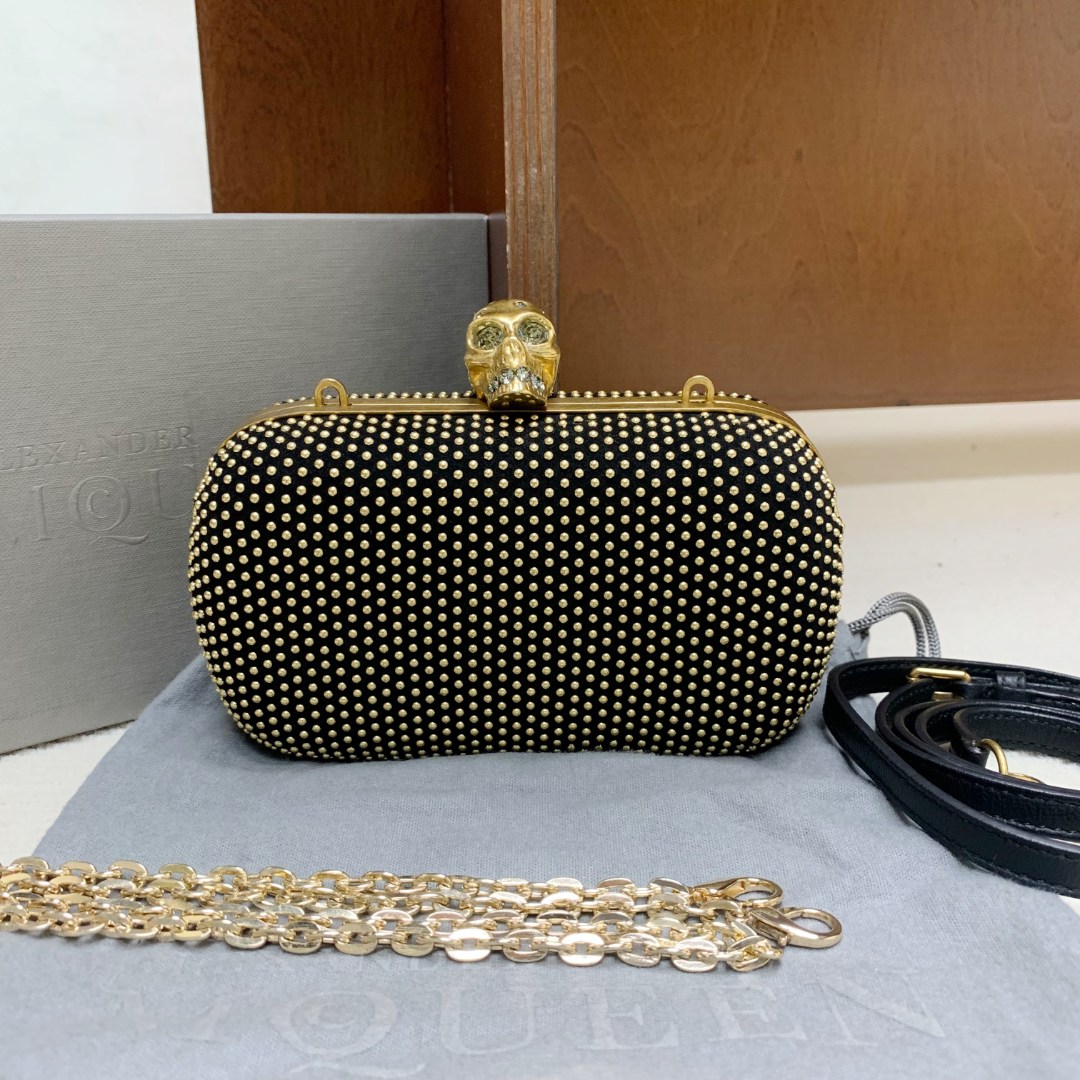 95新 Alexander McQueen/亚历山大·麦昆 【闲置全套】重工单肩包