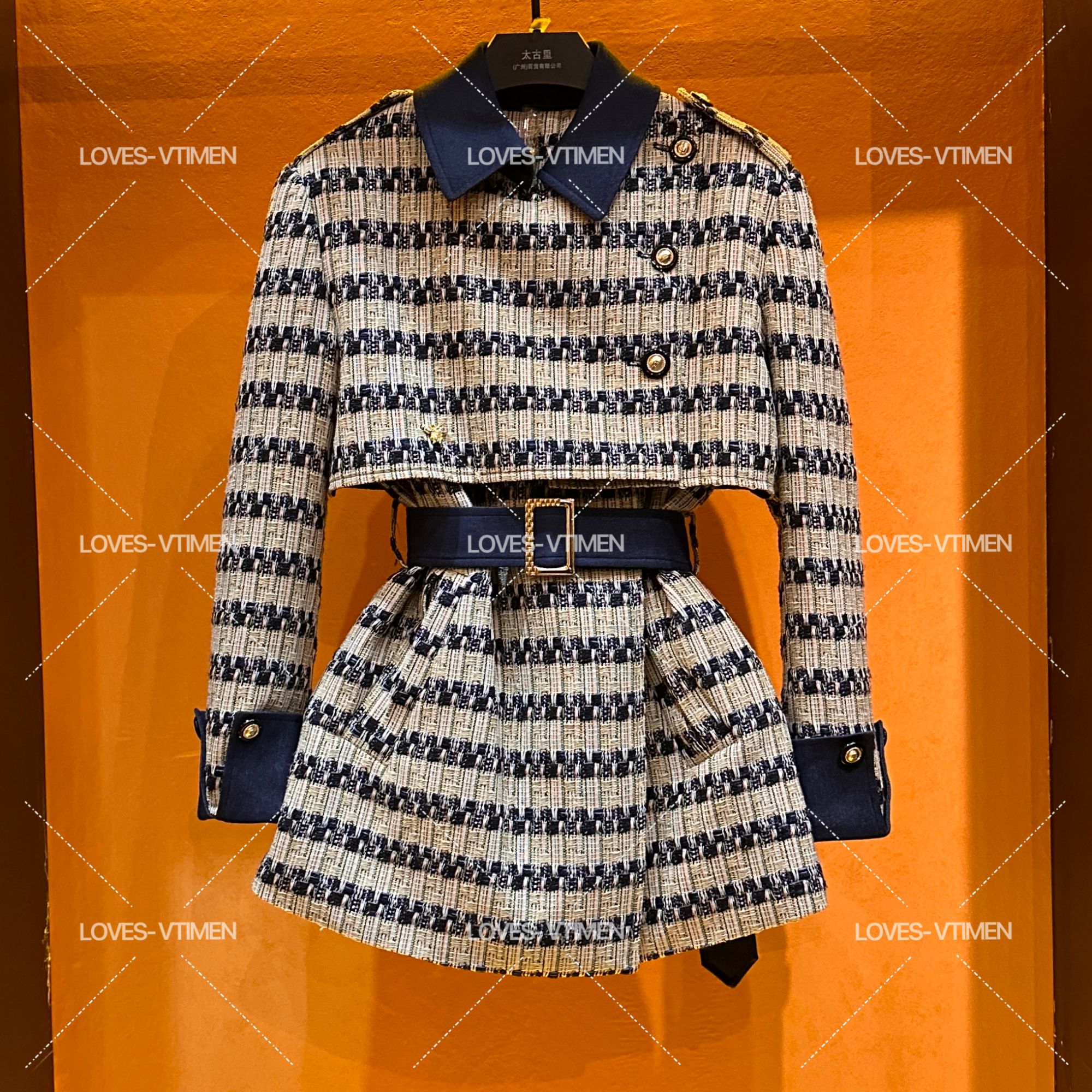 【小鬼专属】羽绒白鸭绒设计轻奢高级感显瘦收腰风衣LOVES-A1235