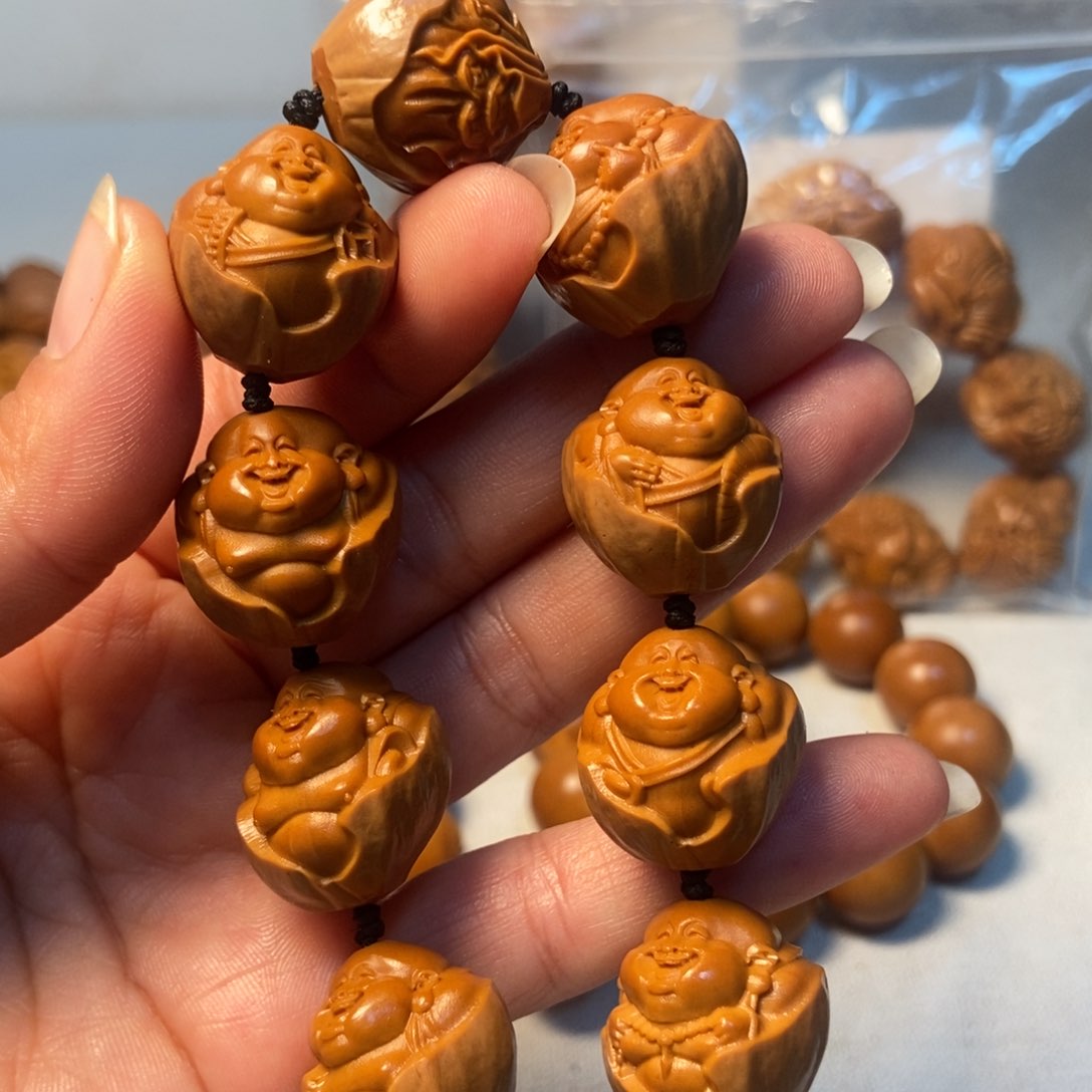 橄榄核手串/手链包衣弥勒20