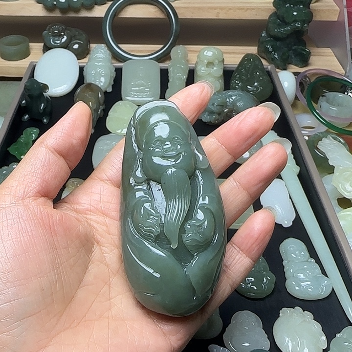 老***王和田玉未镶嵌把件