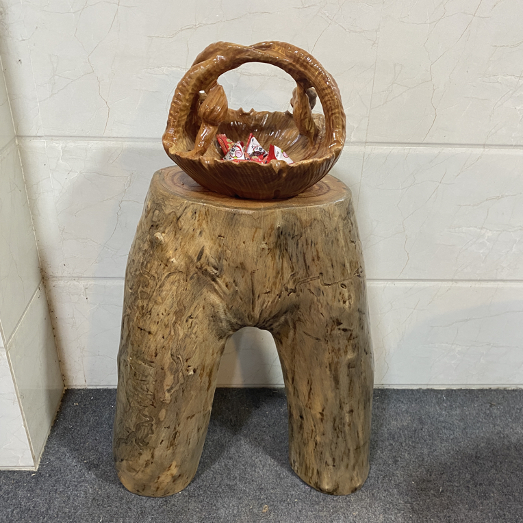 香樟木老干料原木墩底座花架长宽高32-21-62