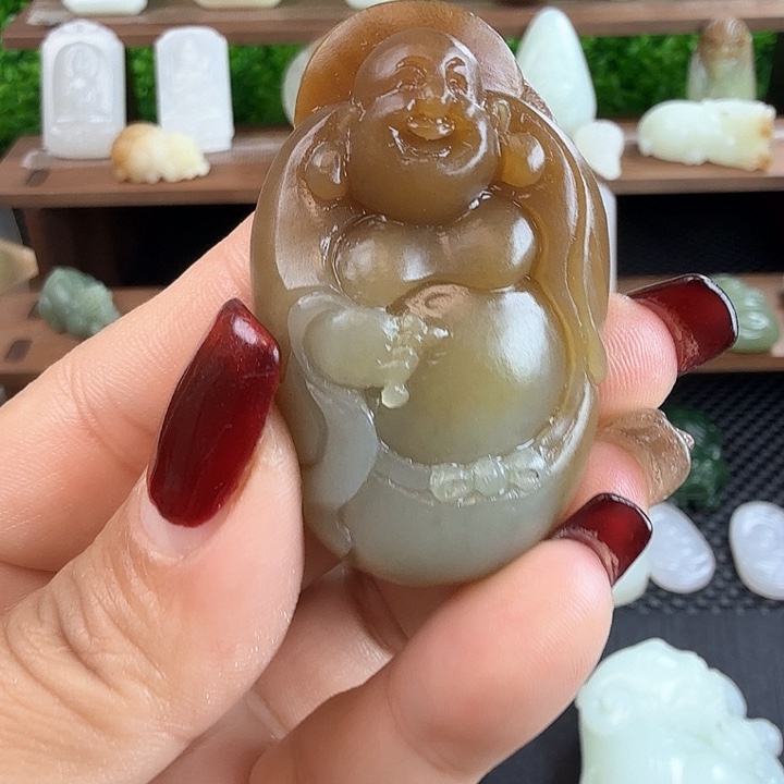 和田玉吊坠(不含链)未镶嵌